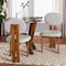 Baxton Studio Kacela Japandi Light Grey Boucle Fabric and Walnut Brown Finished Wood 2-Piece Dining Chair Set 241-2PC-13434-ZORO - alternate 8